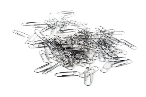 Paper clips Stock Photos