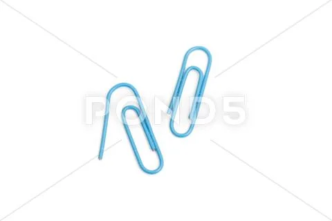 Paper clips Stock Photos