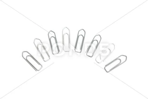 Paper clips Stock Photos