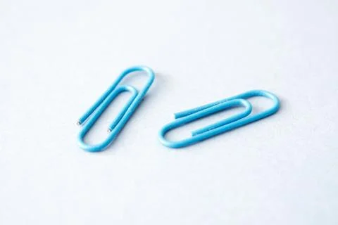 Paper clips Stock Photos