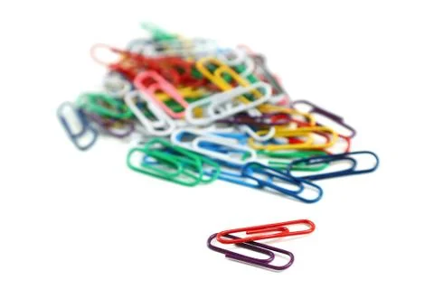 Paper clips 스톡 사진