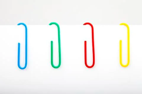 Paper Clips Stock Photos