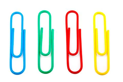 Paper Clips Stock Photos