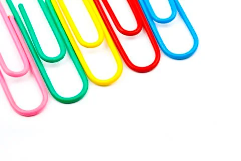 Paper Clips Stock Photos
