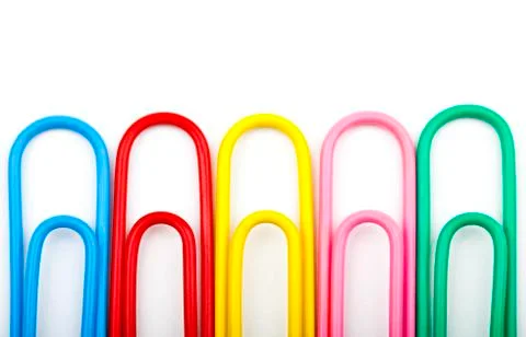 Paper Clips Stock Photos