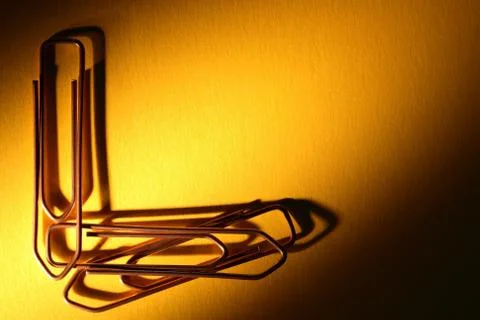 Paper clips Stock Photos