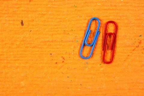Paper clips Stockfoto's
