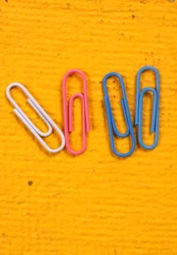 Paper clips 库存照片