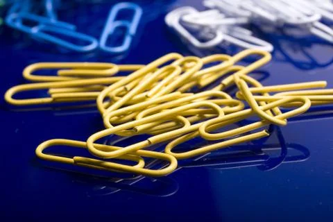 Paper clips Foto stock