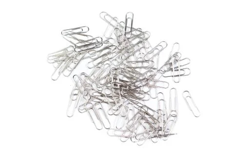 Paper clips Stock Photos