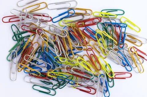 Paper clips Foto stock