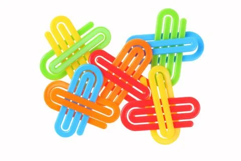 Paper Clips Stock Photos