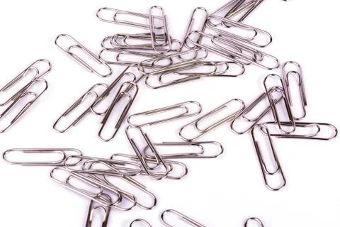 Paper clips Stock Photos