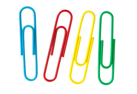 Paper clips Foto stock