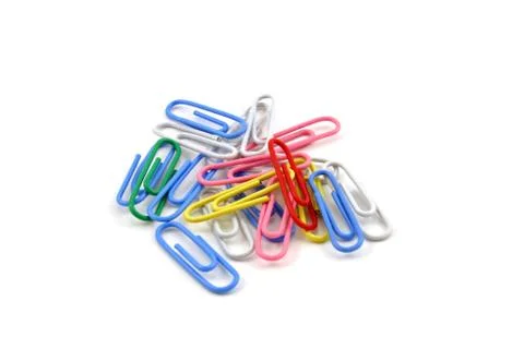 Paper Clips Stock Photos