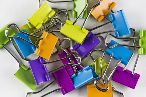 Paper Clips Stock Photos