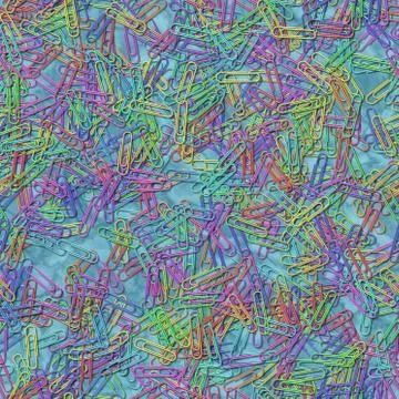 Paper clips seamless generated texture background Stock Illustration