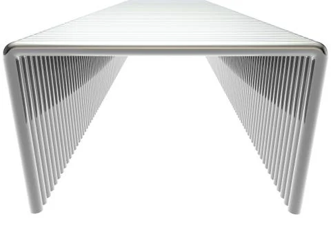 Paper clips on a white background Stock Illustration