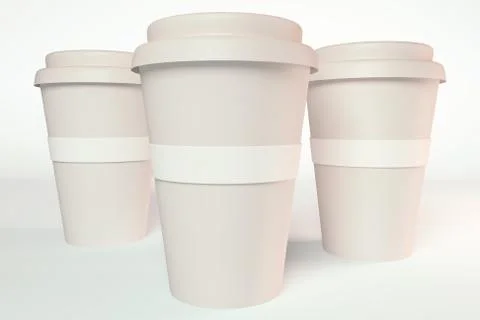 Paper coffee cup Stock Illustration