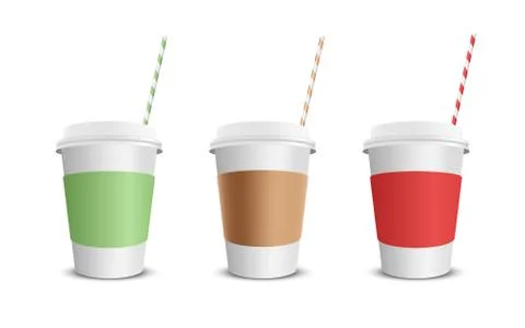 Paper coffee cup Stock Illustration