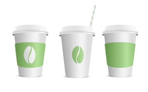 Paper coffee cup Stock Illustration