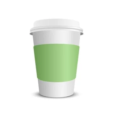 Paper coffee cup Stock Illustration