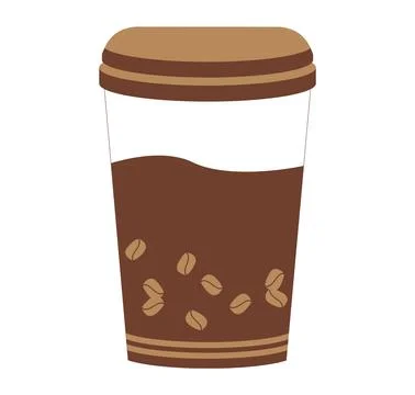 Paper coffee cups Stock Illustration