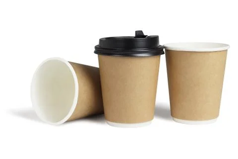 Paper Coffee Cups Stock Photos