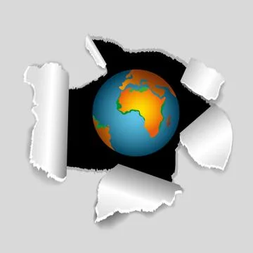 Paper collection Glob Stock Illustration