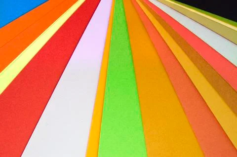 Paper colors Stock Photos