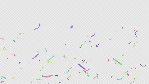 Paper confetti Burst in Diffrent Angle Vídeo Stock 222405265