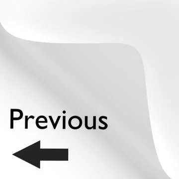 Paper corner peel - Previous Stock Illustration