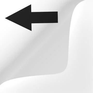 Paper corner peel - Previous Stock Illustration