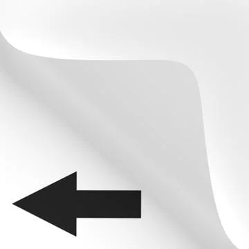 Paper corner peel - Previous Stock Illustration