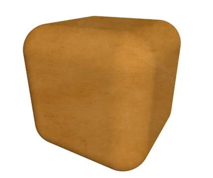 Paper cube Stock Illustration