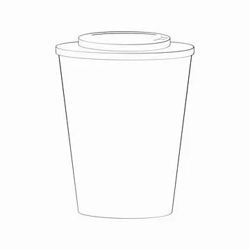 Paper cup 1 Иллюстрация