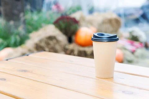 Paper cup of coffee Stock Photos