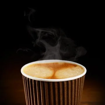 Paper cup of coffee Stock Photos