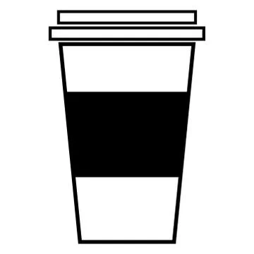 Paper cup icon. Stock Illustration
