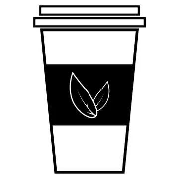 Paper cup of tea. Stock Illustration