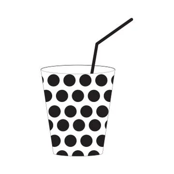 Paper cup vector icon. Stock Illustration