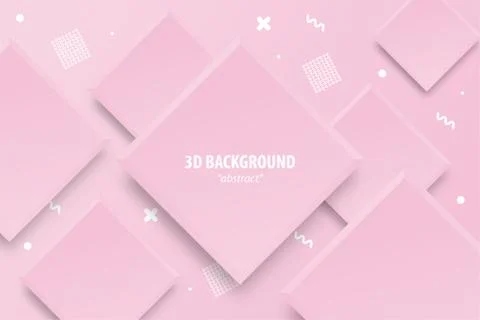 Paper cut abstract 3d web trendy background Illustrazione stock