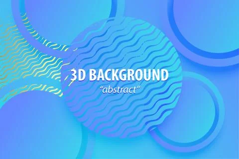 Paper cut abstract 3d web trendy background Illustrazione stock