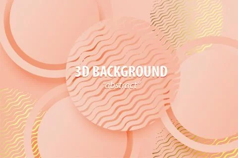 Paper cut abstract 3d web trendy background Stock Illustration