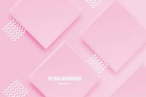 Paper cut abstract 3d web trendy background Stock Illustration