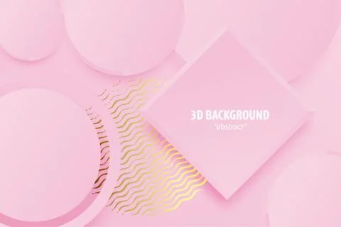 Paper cut abstract 3d web trendy background Stock Illustration