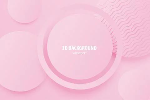 Paper cut abstract 3d web trendy background Stock Illustration