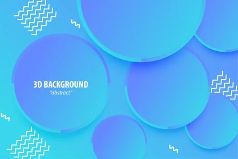 Paper cut abstract 3d web trendy background Stock Illustration