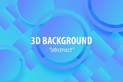 Paper cut abstract 3d web trendy background Stock Illustration