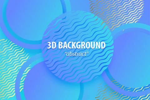 Paper cut abstract 3d web trendy background Stock Illustration